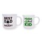 Star Wars "Best Dad" Darth Vader & "Yoda Best Kid" Ceramic Camper Mug | Set of 2